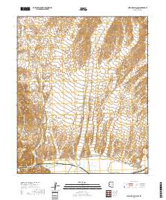 Castaneda Hills SW 2018 topographic map thumbnail