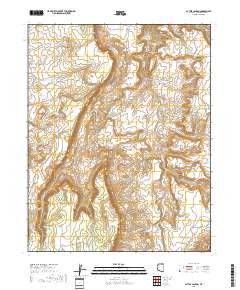 Cattle Canyon 2018 topographic map thumbnail