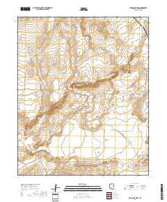 Cedar Lake Wash 2018 topographic map thumbnail