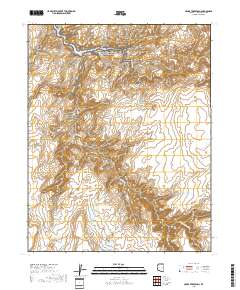 Cedar Tree Bench 2018 topographic map thumbnail