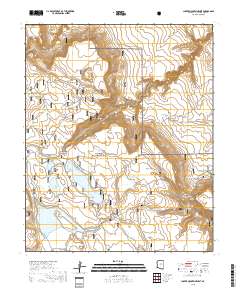 Chavez Mountain West 2018 topographic map thumbnail