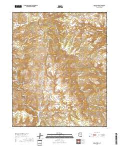 Chediski Peak 2018 topographic map thumbnail