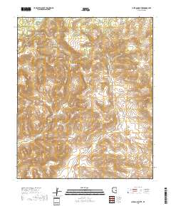 Chiricahua Butte 2018 topographic map thumbnail