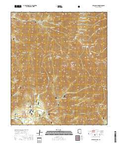 Chiricahua Peak 2018 topographic map thumbnail