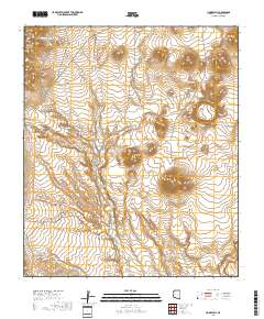 Cinder Hill 2018 topographic map thumbnail