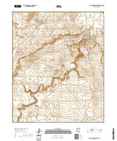 Clear Creek Reservoir 2018 topographic map thumbnail