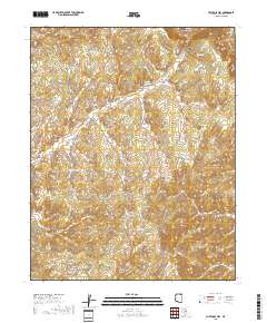 Cliff Rose Hill 2018 topographic map thumbnail