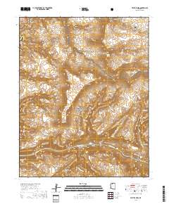 Fishtail Mesa 2018 topographic map thumbnail
