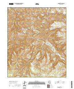 Forks Butte 2018 topographic map thumbnail