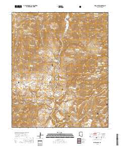Fritz Canyon 2018 topographic map thumbnail