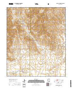 Galleta Flat West 2018 topographic map thumbnail