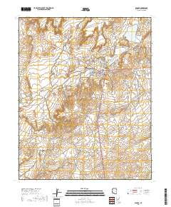 Ganado 2018 topographic map thumbnail
