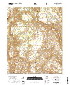 Gentry Mountain 2018 topographic map thumbnail