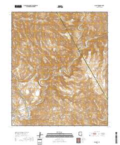 Gila Box 2018 topographic map thumbnail