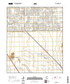Gila Butte 2018 topographic map thumbnail