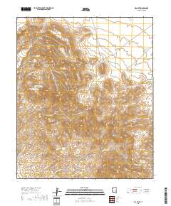 Gila Peak 2018 topographic map thumbnail