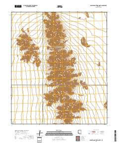 Granite Mountains North 2018 topographic map thumbnail