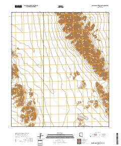 Granite Mountains South 2018 topographic map thumbnail