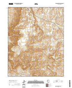 Grapevine Canyon 2018 topographic map thumbnail