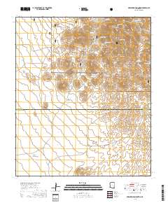 Greasewood Mountain 2018 topographic map thumbnail
