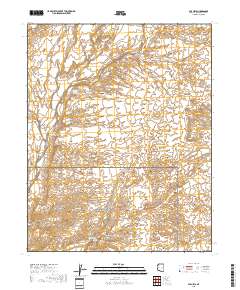 Gyp Hills 2018 topographic map thumbnail