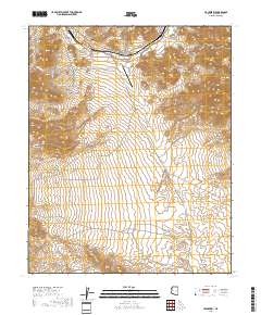 Hackberry 2018 topographic map thumbnail