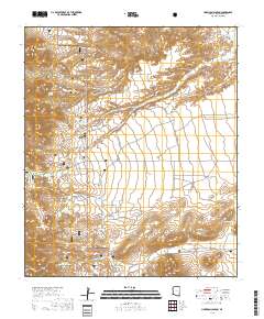 Harrison Canyon 2018 topographic map thumbnail