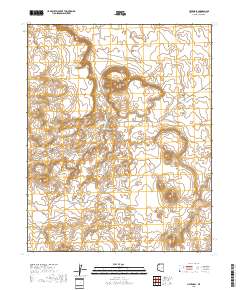 Hat Knoll 2018 topographic map thumbnail