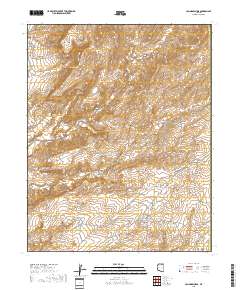 John Daw Mesa 2018 topographic map thumbnail
