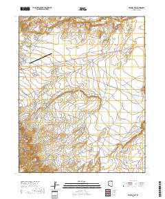 Kayenta East 2018 topographic map thumbnail