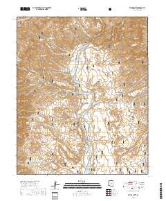 Kayler Butte 2018 topographic map thumbnail