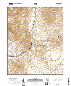 Kirkland 2018 topographic map thumbnail