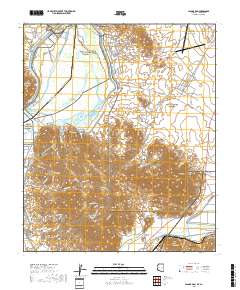 Laguna Dam 2018 topographic map thumbnail