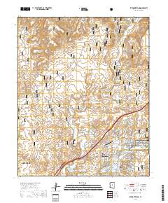 Lake Montezuma 2018 topographic map thumbnail