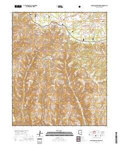 Limestone Canyon North 2018 topographic map thumbnail