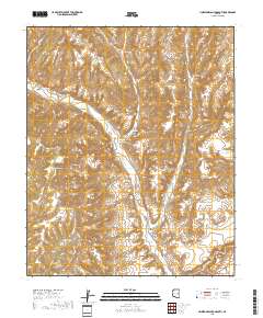 Limestone Canyon South 2018 topographic map thumbnail