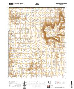 Lost Spring Mountain West 2018 topographic map thumbnail