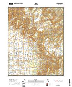 Lukachukai 2018 topographic map thumbnail