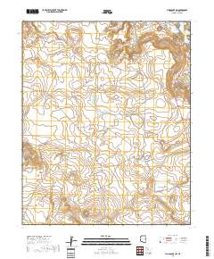 Lyman Lake SW 2018 topographic map thumbnail