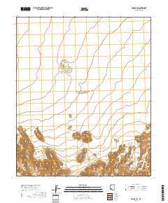 Malpais Hill 2018 topographic map thumbnail