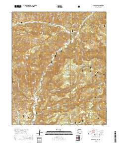 Maness Peak 2018 topographic map thumbnail