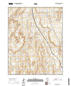 Many Ghosts Hill 2018 topographic map thumbnail