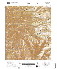 Maple Peak 2018 topographic map thumbnail