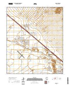 Marana 2018 topographic map thumbnail