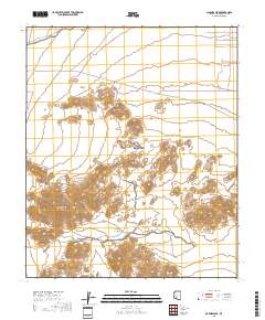 Margies Peak 2018 topographic map thumbnail