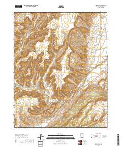Marsh Pass 2018 topographic map thumbnail