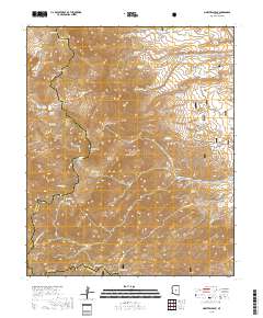 Mazatzal Peak 2018 topographic map thumbnail