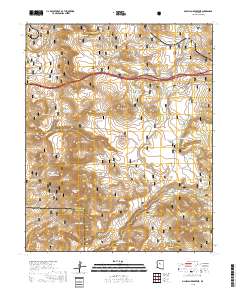 McLellan Reservoir 2018 topographic map thumbnail