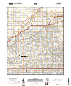 Mesa 2018 topographic map thumbnail