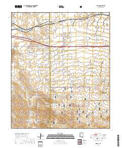 Mescal 2018 topographic map thumbnail